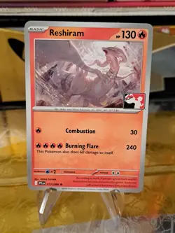 Reshiram Prize Pack Series 9 Promo Pokemon Card NM/LP 017/094 PFL - Image 1