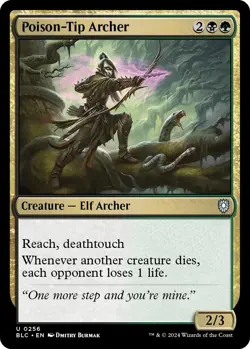 Poison-Tip Archer - 256 - Commander: Bloomburrow - Image 1