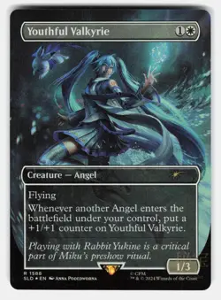 YOUTHFUL VALKYRIE ( RAINBOW FOIL ) - Magic: The Gathering - PODEDWORNA NM/M - Image 1