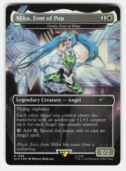 MIKU, FONT OF POP - GIADA, FONT OF HOPE ( RAINBOW FOIL ) - MTG - MERCADO NM/M - Image 1