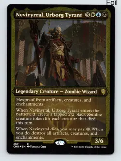 MTG Nevinyrral, Urborg Tyrant (Foil Etched) Foil R Commander Legends 607 NM - Image 1