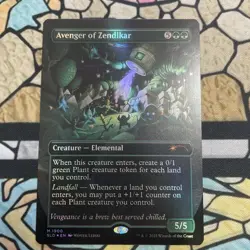 1x Avenger of Zendikar - Double Rainbow Foil MTG - Secret Lair - Light Play - Image 1