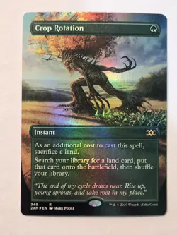 MTG Crop Rotation Double Masters 349 Foil Rare - Image 2