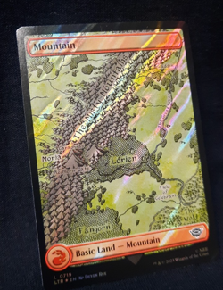 LotR Mountain Surge Foil. #719 Lord Of The Rings Magic the Gathering - Image 1