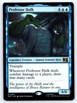 Professor Hulk #37 MSC Marvel Super Heroes Commander Non-Foil MTG NM - Image 1