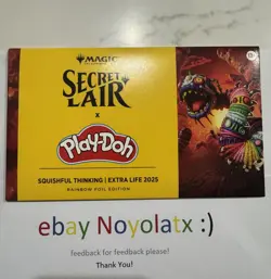 MTG Secret Lair x Play-Doh: Squishful Thinking: Extra Life 2025 - Foil - Sealed - Image 1