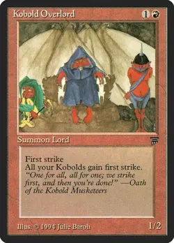 Kobold Overlord Legends HP MTG - Image 1