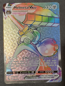 Pokemon Melmetal VMAX 080/078 Pokemon GO Secret Rainbow Rare Full Art - Image 2