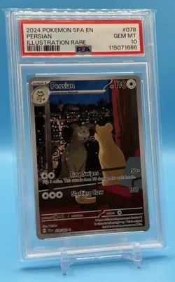 Pokemon Persian 078/064 Sv: Shrouded Fable Illustration Rare - PSA 10 - Image 4