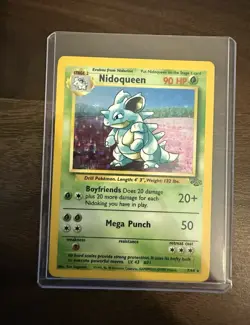 Pokemon TCG Nidoqueen 7/64 Jungle Unlimited Holo Rare 90 HP Stage 2 English - Image 1