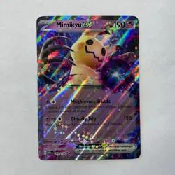 Pokemon Mimikyu ex Holo Double Rare SV09: Journey Together 069/159 NM - Image 1
