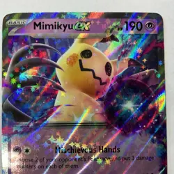 Pokemon Mimikyu ex Holo Double Rare SV09: Journey Together 069/159 NM - Image 5