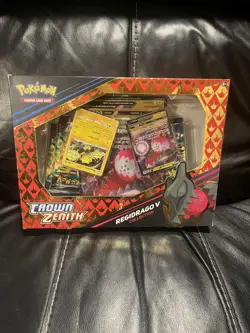 Pokemon TCG Sword & Shield Crown Zenith Regidrago V Collection Error BoxUUU - Image 1