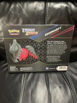 Pokemon TCG Sword & Shield Crown Zenith Regidrago V Collection Error BoxUUU - Image 2