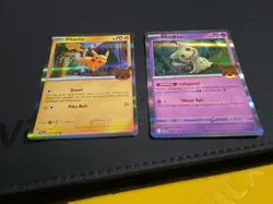 Pokemon TCG Trick or Trade Pikachu Mimikyu Holo Halloween Stamp Lot - Image 1