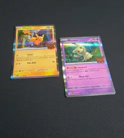 Pokemon TCG Trick or Trade Pikachu Mimikyu Holo Halloween Stamp Lot - Image 2