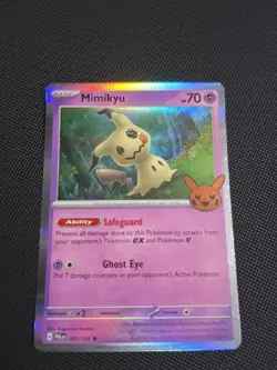 Pokemon TCG Trick or Trade Pikachu Mimikyu Holo Halloween Stamp Lot - Image 3
