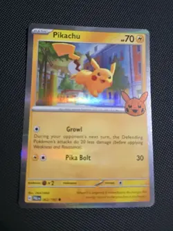 Pokemon TCG Trick or Trade Pikachu Mimikyu Holo Halloween Stamp Lot - Image 4