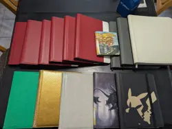 Lot Of 16 Empty Pokemon Magic Ther Gathering Binder Portfolios - Image 1
