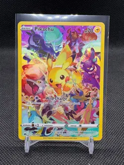 Pokemon TCG 2023 Pikachu ( Secret) 160/159 Secret Rare Crown Zenith Holofoil - Image 1