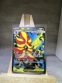 Mega Pyroar ex 099/086 Ultra Rare ME04: Chaos Rising Pokemon Holo NM Pack Fresh - Image 1