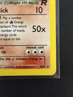 Pokemon TCG Dark Charizard 4/82 Team Rocket Holo Holo Rare Unlimited English - Image 3