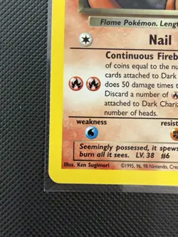 Pokemon TCG Dark Charizard 4/82 Team Rocket Holo Holo Rare Unlimited English - Image 4