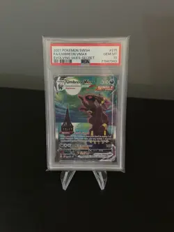 2021 Pokemon SWSH Evolving Skies Umbreon VMAX 215/203 Alt Art PSA 10 - Image 1