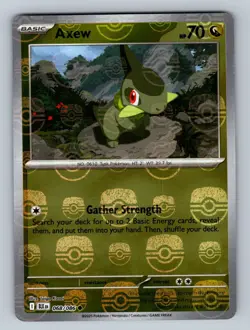 Axew (Master Ball Pattern) 068/086 Common Black Bolt Pokemon Holo Near Mint - Image 1