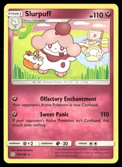 Slurpuff 154/236 Rare Cosmic Eclipse Pokemon Lightly Played - Image 1