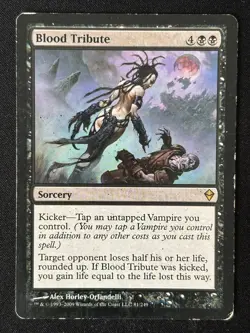 1x MTG Blood Tribute - Zendikar (ZEN) #81 - Magic the Gathering - Image 1