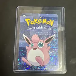 Wigglytuff 040 Pokemon 2000 Vending Prism Sticker Firework Holo NM - Image 1