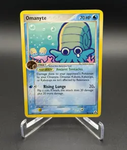 Pokemon TCG Omanyte 60/92 Legend Maker Common Regular 70HP English 2006 - Image 1
