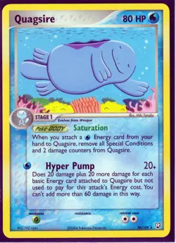VINTAGE POKEMON EX TEAM ROCKET RETURNS- QUAGSIRE 26/109 -RARE REGULAR -NM - Image 1