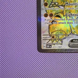 The Pokemon Company Tyranitar ex SV03 Obsidian Flames 211/197 Full Art Holo - Image 5