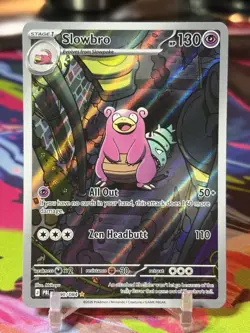 Pokemon TCG Pitch Black SLOWBRO 090/084 **Illustration Rare - Image 1