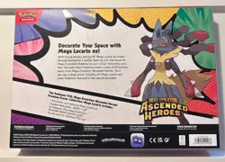 Pokemon TCG: Ascended Heroes Premium Poster Collection Mega Lucario Sealed Box - Image 2