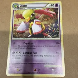 Xatu 11/95 HGSS Unleashed Holo Rare NM Pokemon TCG - Image 1