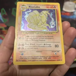 Pokemon TCG Ninetales Base Set 12/102 Holo 1999-2000 Wizards Base Set Copyright - Image 4