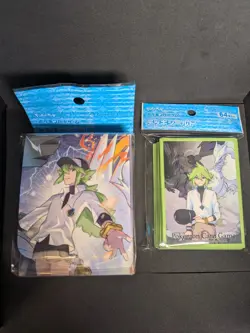 Pokemon Center 2025 N Reshiram Zekrom Deck Box + 64 Sleeves Set NEW - Image 2