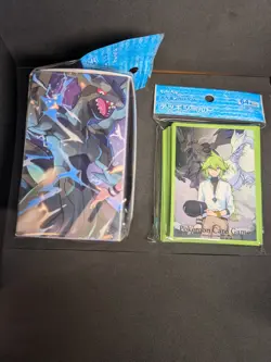 Pokemon Center 2025 N Reshiram Zekrom Deck Box + 64 Sleeves Set NEW - Image 4