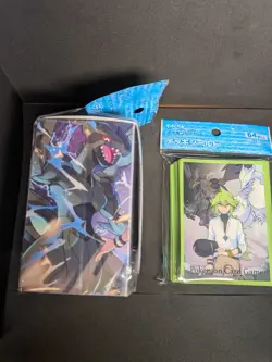 Pokemon Center 2025 N Reshiram Zekrom Deck Box + 64 Sleeves Set NEW - Image 5