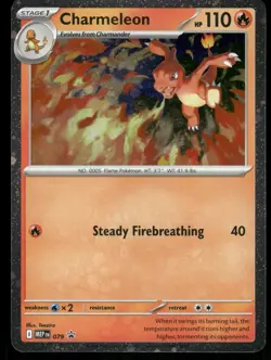 Charmeleon (Cosmos Holo) 079 Promo ME: Mega Evolution Promo Pokemon Near Mint - Image 1