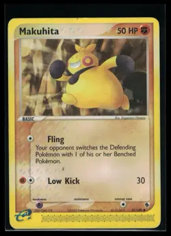 Pokemon TCG Makuhita EX Ruby & Sapphire 57/109 Regular Common - Image 1