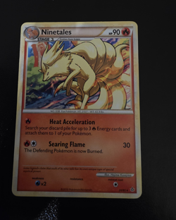 Pokemon TCG Ninetales 20/95 HS Unleashed Rare - Ships PWE - Image 1