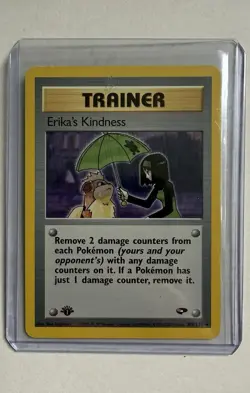 Erika's Kindness 103/132 1st Edition Gym Challenge Rare Regular Trainer EN - Image 1