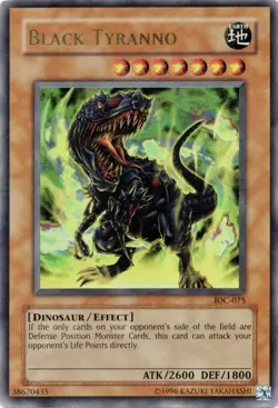 Yugioh | IOC-EN075 -Black Tyranno - Ultra Rare - 25th Anniversary - NM - Image 1