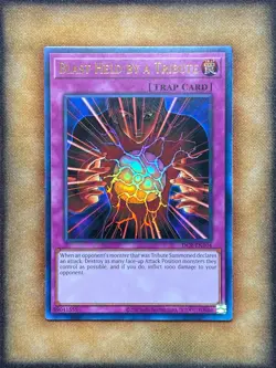 Yugioh Blast Held by a Tribute DCR-EN104 Ultra Rare 25th Anniversary NM - Image 1