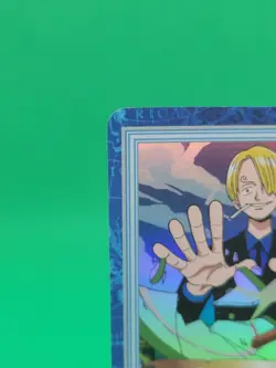 BANDAI One Piece Hyper Battle S29 SANJI HOLO FOIL CARD VINTAGE TCG (2001 Japan) - Image 2