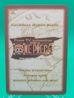 BANDAI One Piece Hyper Battle C492 ZORO HOLO FOIL CARD VINTAGE TCG (2001 Japan) - Image 4